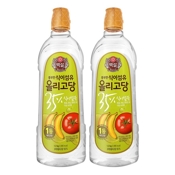 백설 프락토 올리고당, 2개, 1.2kg