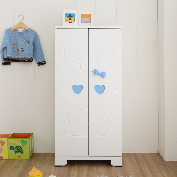 라샘 토끼 베이비장 주니어 아동 옷장 C580 IH0942, 토끼 옷장 C580-블루