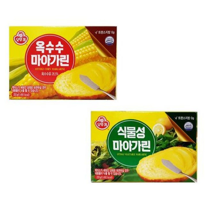 고소하고 맛있는 오뚜기 식물성 옥수수 마가린 200g, 쿠팡 오뚜기 식물성 마아가린200g
