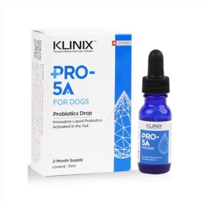 냉장배송 클리닉스 프로파이브에이 KLINIX PRO5A 고양이 액상 유산균15ml 리뉴얼