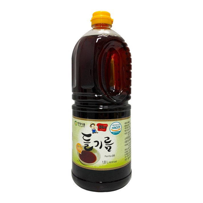 청정식품 HACCP 고소한 들기름 1.8L, 1개