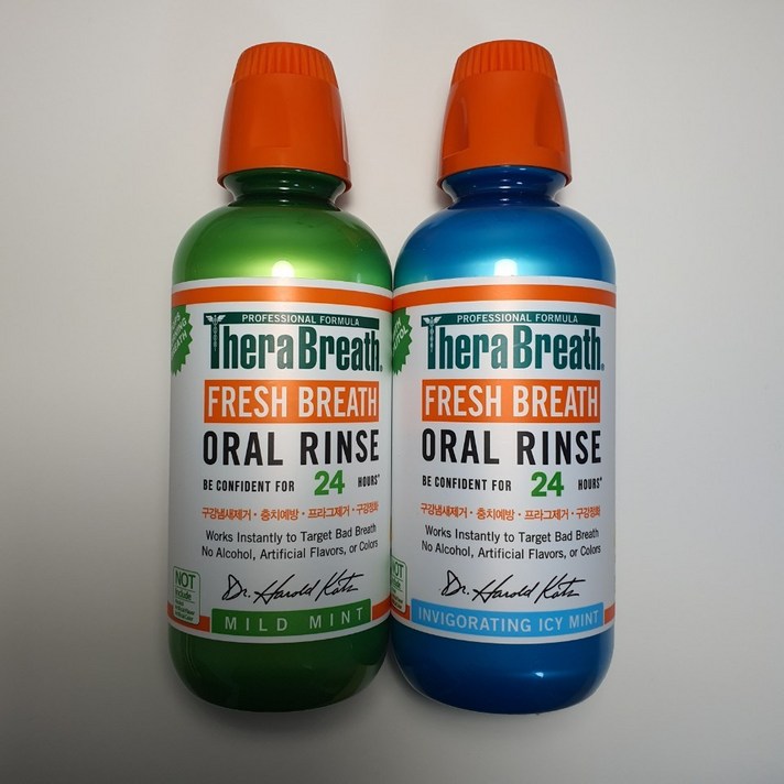테라브레스 가글 2종 세트(마일드민트 + 아이시민트), 2개, 473ml