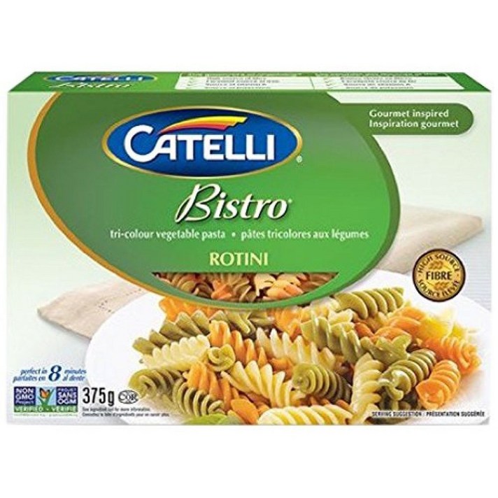 Catelli 카텔리 비스트로 3색 로티니 파스타 375g, 1개, 1g