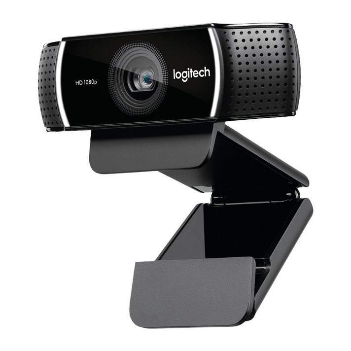 로지텍 프로 HD 1080p 스트림 웹캠, Black, C922