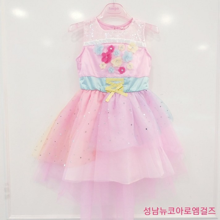 로엠걸즈 시크릿쥬쥬 별의여신 믹스 원피스(유니) 100%쥬쥬보조가방증정 뉴코아 울산 성남점