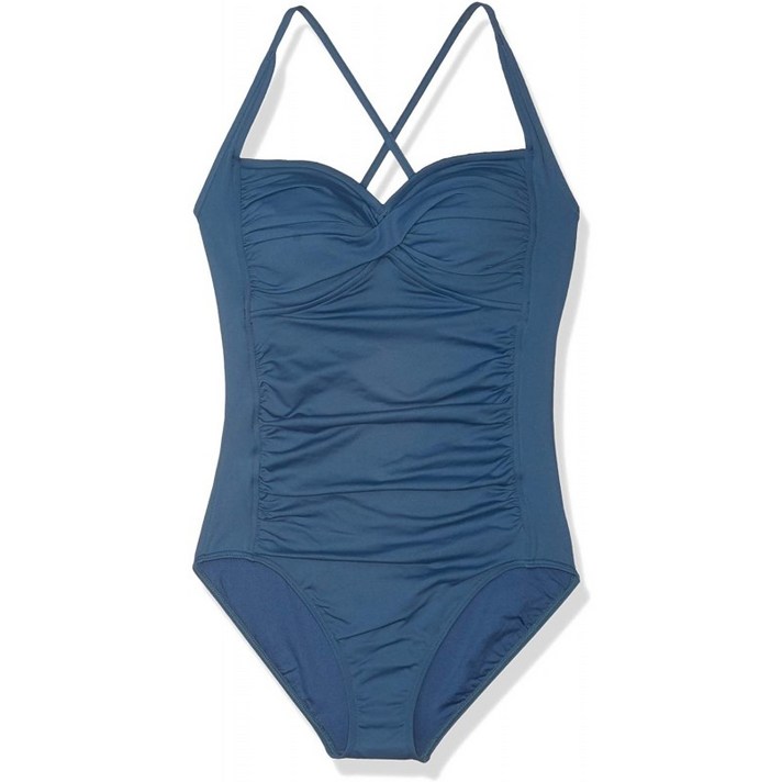 아마존 여성복 매장에서 미국 10개 시폴리 여성 트위스트 밴더 할터 원피스 수영복 피콕 블루