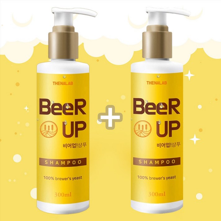 소소한연구소 비어업 맥주효모 샴푸 300ml 약산성 무실리콘 독일 맥주 효모 29% 이상 함량 290000ppm 찐 단백질 두피케어 화장품, 2개