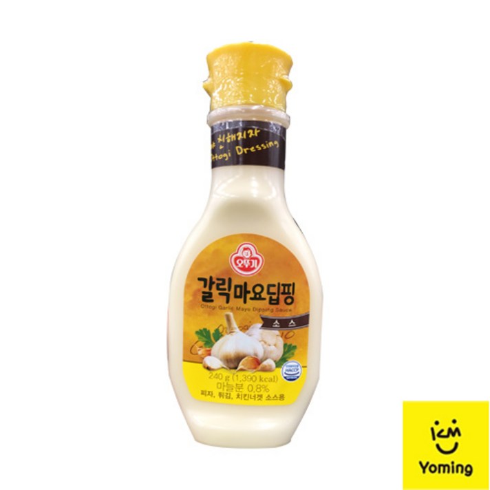 오뚜기 치킨 갈릭디핑 갈릭딥핑 피자 소스 1개 240ml, 1개입, 240g