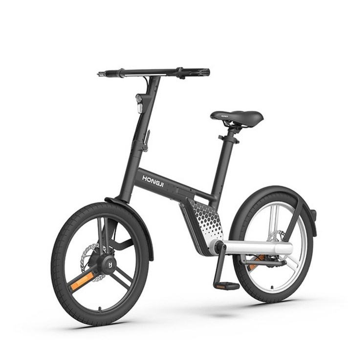 로드자전거 출퇴근 스마트 미니 전기 접는 ebike 체인 미니 전송없이 경량 여행 자전거, 하얀