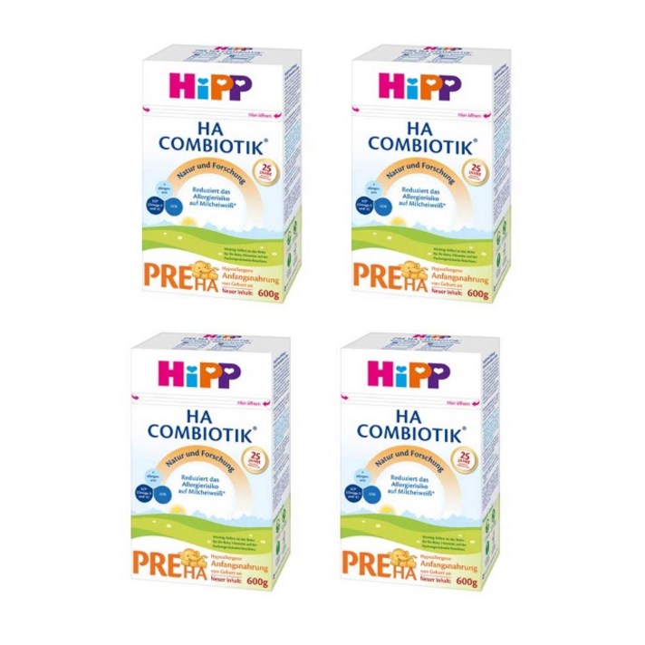 Hipp 힙 분유 HA콤비오틱 프레 600gX4개