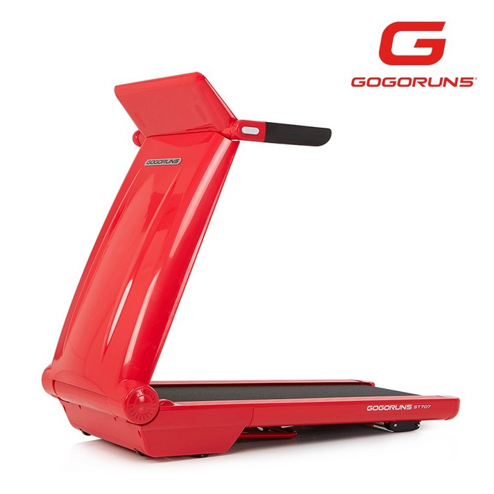 고고런5 접이식 런닝머신, 레드, 고고런5 무소음 접이식 러닝머신