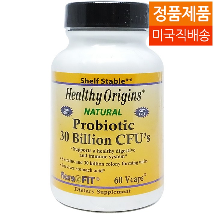 Healthy Origins 헬시 오리진스 300억 프로바이오틱 60 야채캡슐, 1병