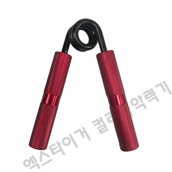 엑스타이거 휴대용 레인보우 악력기 5단계 (XT-2), 빨강색(200LB)