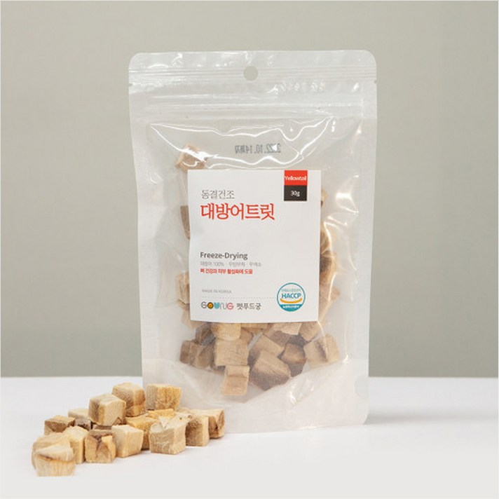 펫푸드궁 대방어트릿 강아지고양이 동결간식, 30g