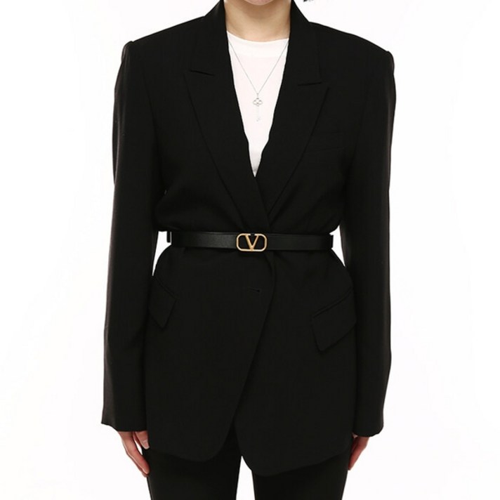 발렌티노 20 ss 블랙 브이금장로고 벨트TY0T0944ECU TY0T0944 ECU