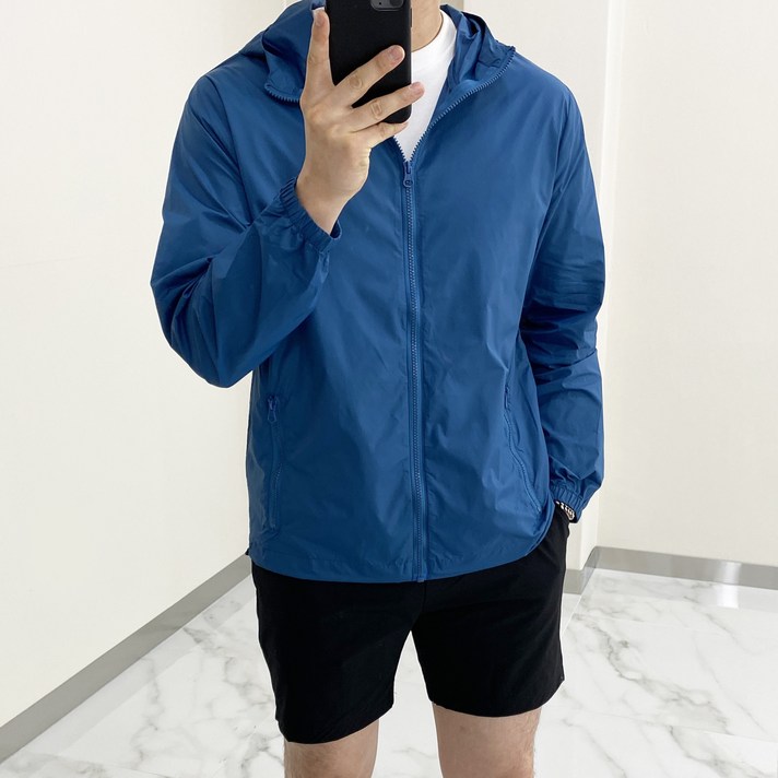 남자 패커블 경량 봄 여름 바람막이 점퍼