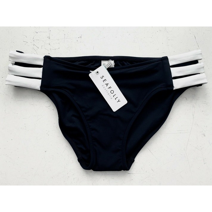 229956 씨폴리 Australia Block Party Strappy Indigo 블루 Hipster Bikini Bottom