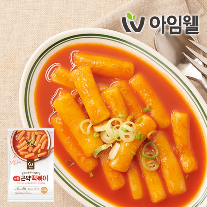 아임웰 국물 곤약 떡볶이 220g, 5팩