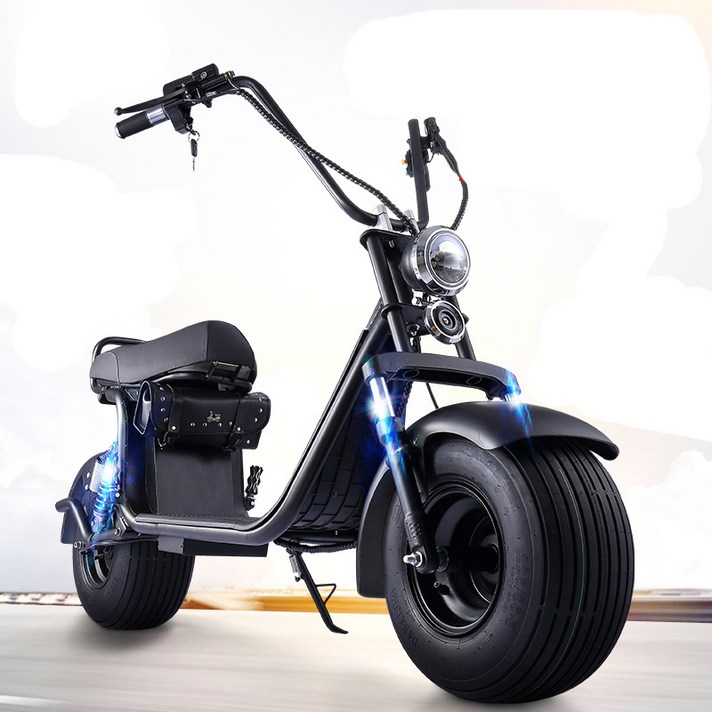 NEX X9 배터리탈부착할리전동오토바이 1500W 60V12A 20A 속도45km 주행거리60km 2인승 18인치타이어 보조의자 등받이 xpro 전기자전거 전동오토바이 전기스쿠터, 1
