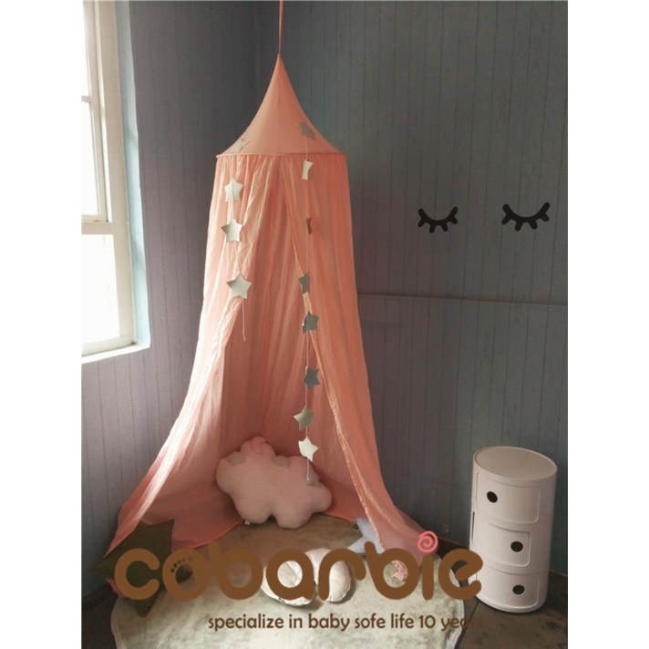 나뭇잎캐노피 사무실 이케아 침대 북유럽 인 폭발 모델 독점 수출 방 돔 침대 그물 침대, 제이드 핑크, 다른