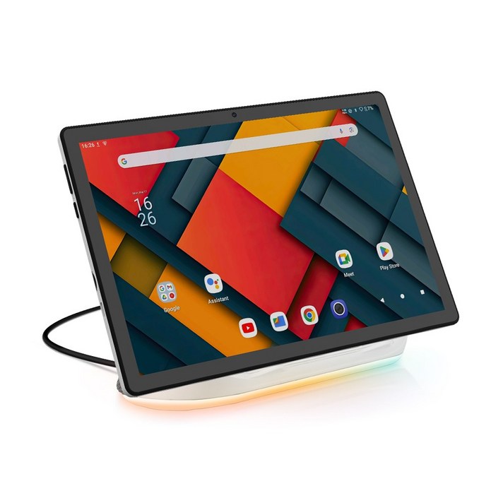 Wqplo A10 PRO 태블릿PC,10.1인치태블릿,14G64G,8 코어,안드로이드 14, 흰색사운드 베이스 동봉, 64GB, WiFi