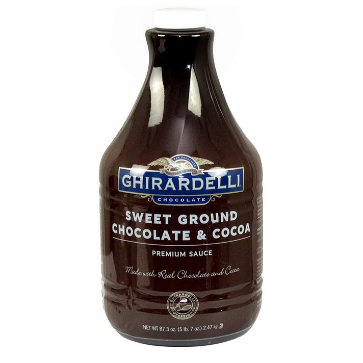 Ghirardelli Chocolate Cocoa 기라델리 초코 코코아 소스 시럽 스위트 그라운드 2470g, 1개