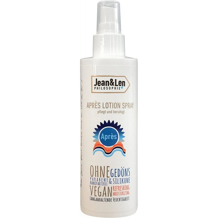 Jean & Len 4월의 태양 스프레이 모이스처라이저 진정제 및 키스 태양 스트레스 피부 200ml 1 개