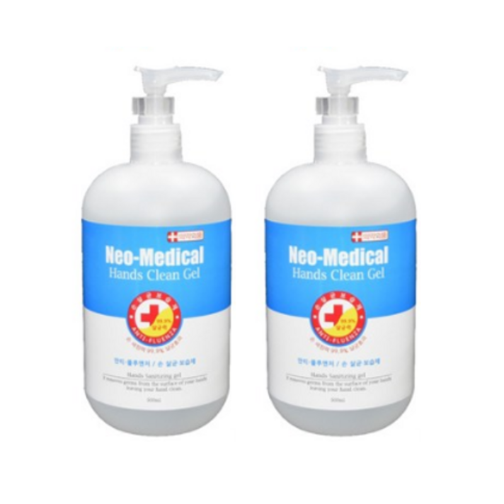 네오메디컬 핸즈클린겔 손소독제, 2개, 500ml