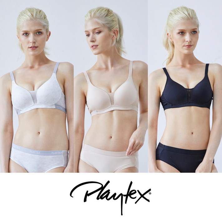[Playtex] 플레이텍스 와이어리스 스포티플러스 6종세트 PXW0O737576_T