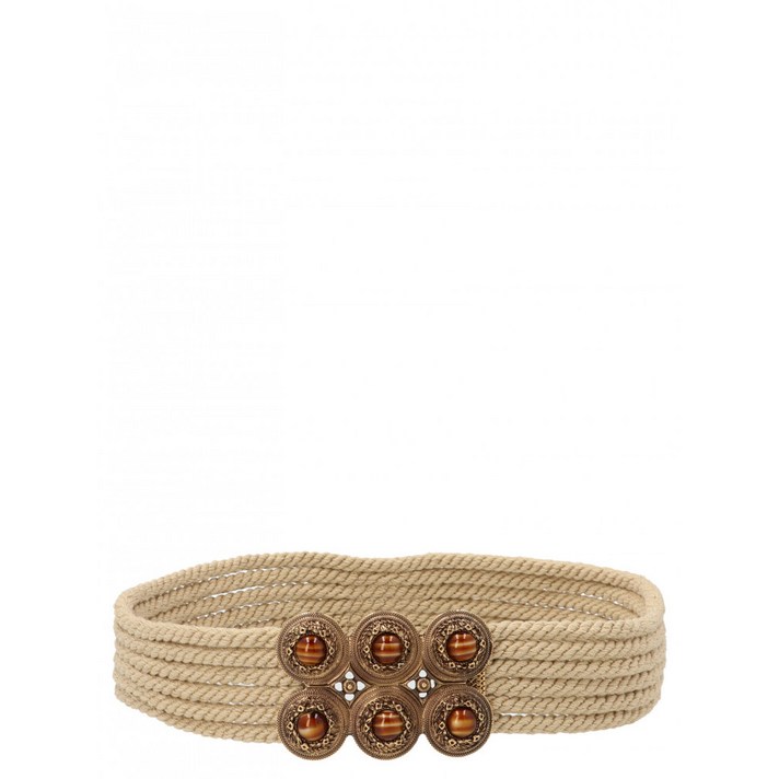 [ETRO] 여성 Jewel 버클 cord 벨트 1N4852514 800 Beige /30