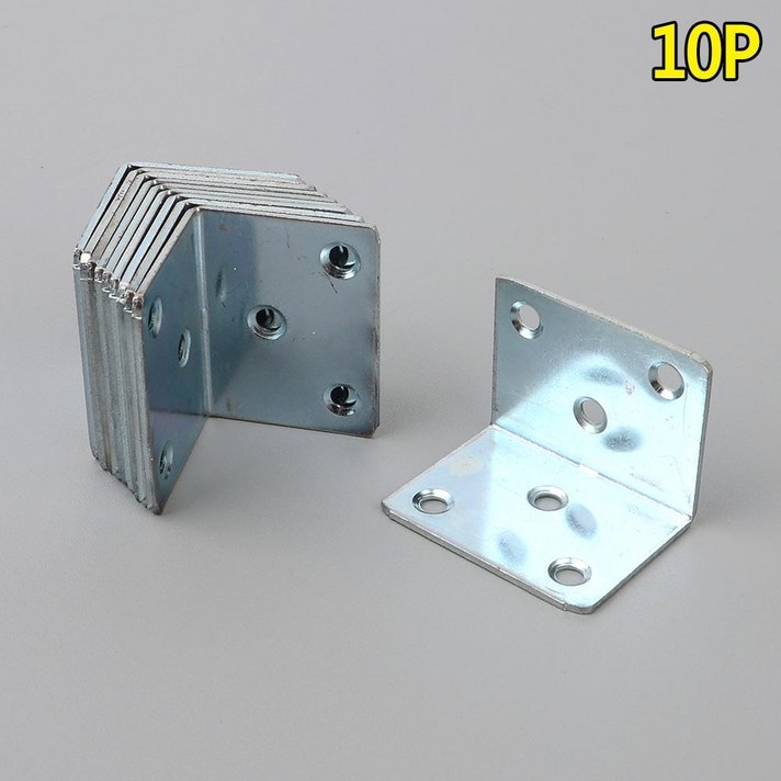 10P 다목적 코너철 중형 DIY 가구경첩 가구리폼, 단품