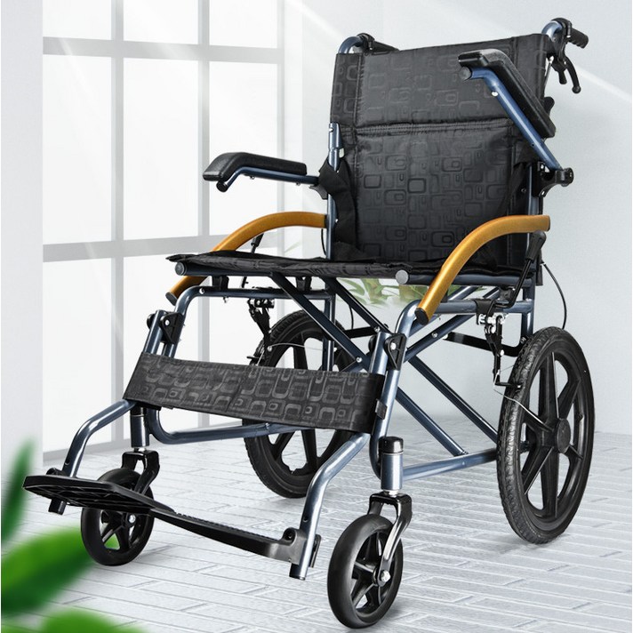 여행용휠체어 접이식 이동식 노인 활동형 휠체어, 1개, Type 4