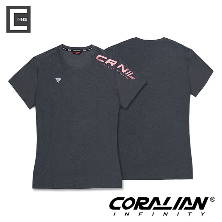 [정품] 코랄리안 CRTC2003 멜란지 여성 반팔티셔츠