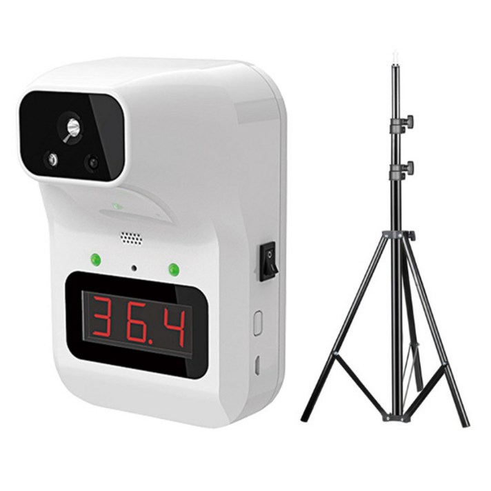 K5 PLUS 비접촉온도계 자동측정 비대면 발열체크기, 01_온도계본체+탁상용스탠드
