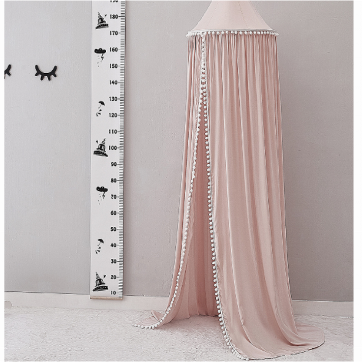 나뭇잎캐노피 사무실 이케아 침대 북유럽 인 방 장식 볼 볼 장식 돔 침대 그물, 분홍, 다른