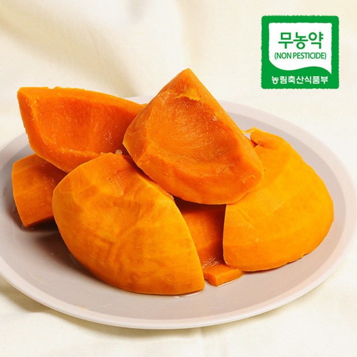 [누리원] 간편한 무농약 손질단호박 800g 3팩, 상세 설명 참조, 상세 설명 참조