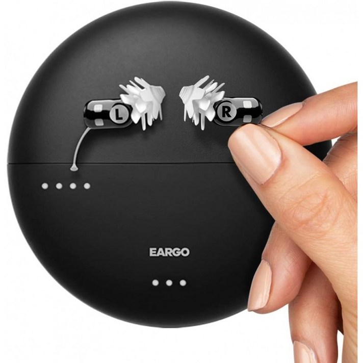 EARGO 네오 보청기 - 사실상 보이지 않는 충전식 프로급 보청기 - 집 앞까지 배달 - 직접 방문 필요 없음:, 1, 단일옵션