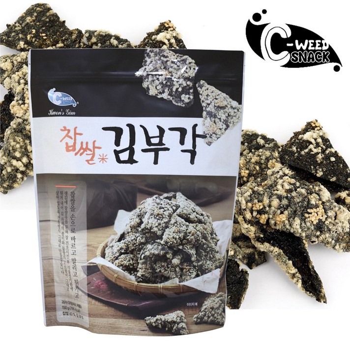 예맛 코스트코 찹쌀 김부각 250g 김 스낵 튀김 튀각 술안주, 150g, 1개