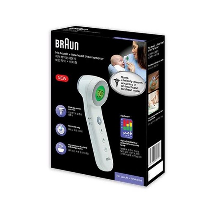 당일발송 공식수입 브라운 체온계(이마형) BNT-400