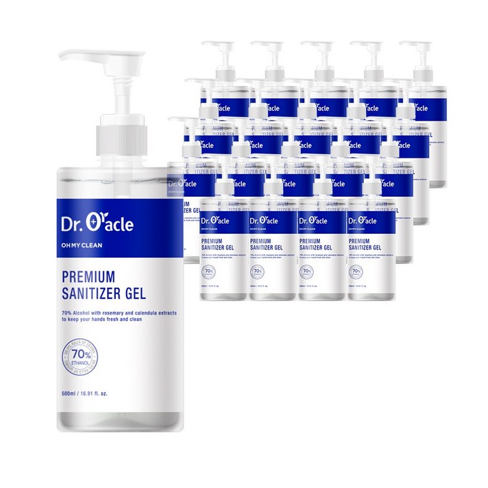 [20개입/1box]닥터오라클 손소독제 70% 500ml 의약외품(개당 2600원)
