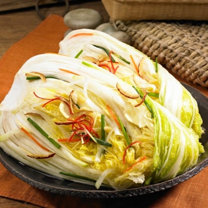 옐로김치 전라도김치 국내산 당일제조 프리미엄 백김치 2kg, 1개