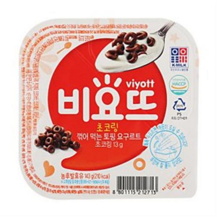 서울우유 비요뜨 초코링/가공요구르트, 단일상품