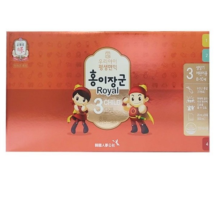 정관장 홍이장군 로얄 3단계 20ml x 30포