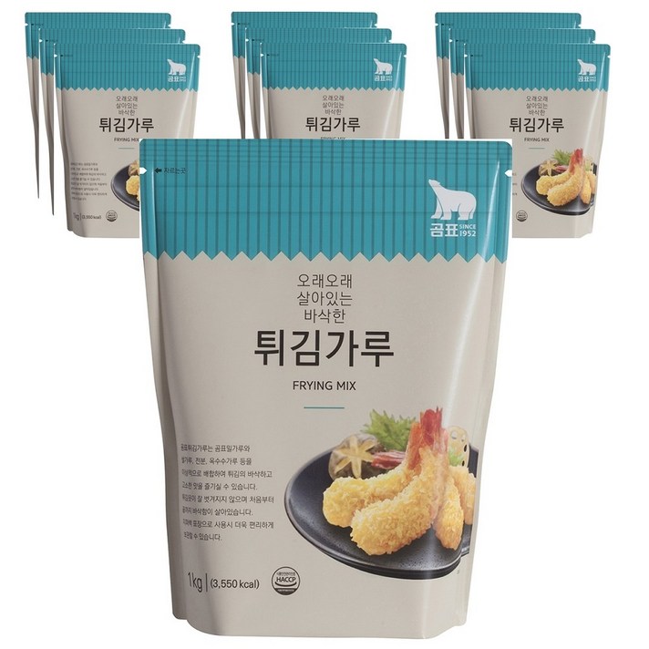 곰표 튀김가루 1kg x 10개, 10개입