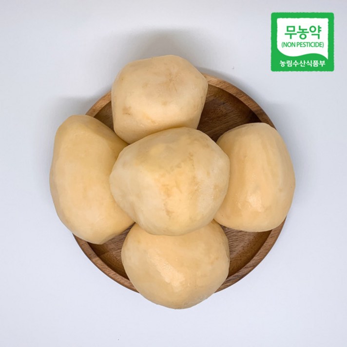 [맑은참] 친환경 무농약 깐감자(통) 1kg