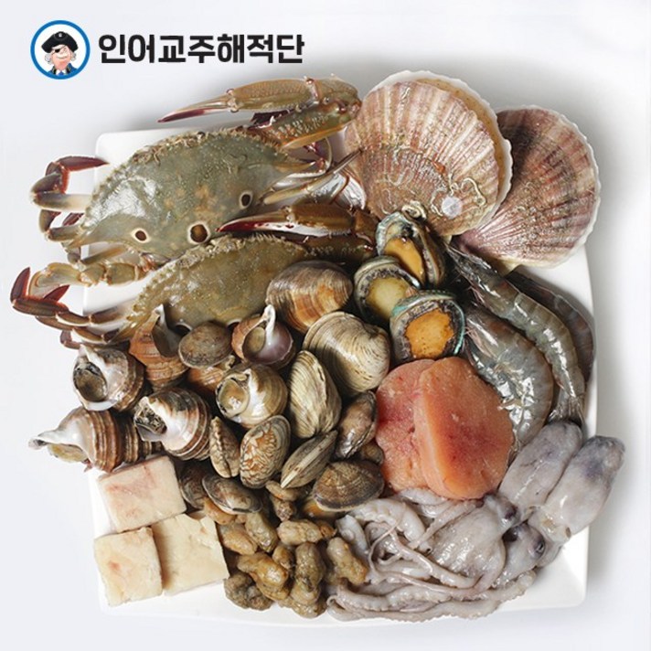 인어교주해적단 간편 해물탕 세트 (해물+야채+양념장), 1개, 해물탕 세트 소 (2인분)