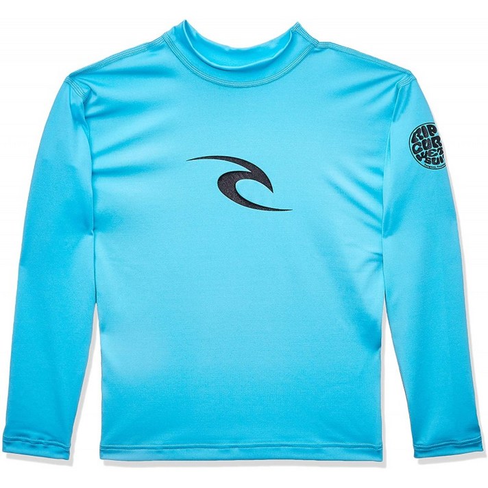 립 컬 GROM 코포 롱 슬리브 래쉬 가드 블루 8