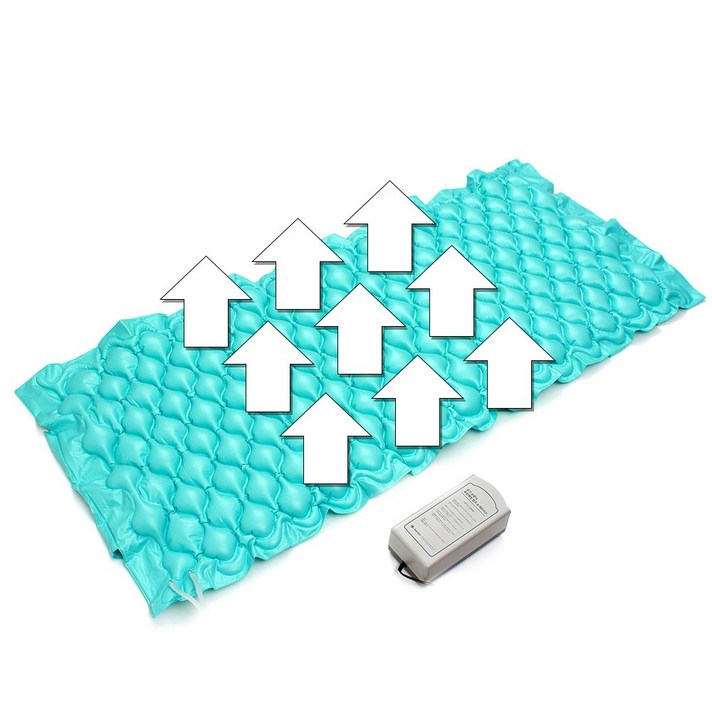 그랜드메디 의료용 교대부양 매트리스 욕창예방매트(압력조절+공기분사형) RC202(LV), 1개