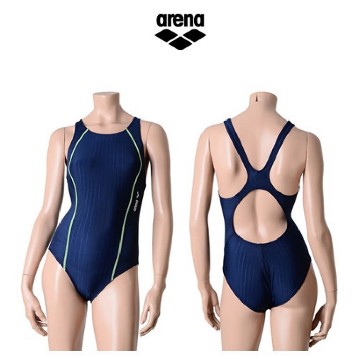 [아레나]_A 여성 일반 원피스 수영복 AUFPL01NVY