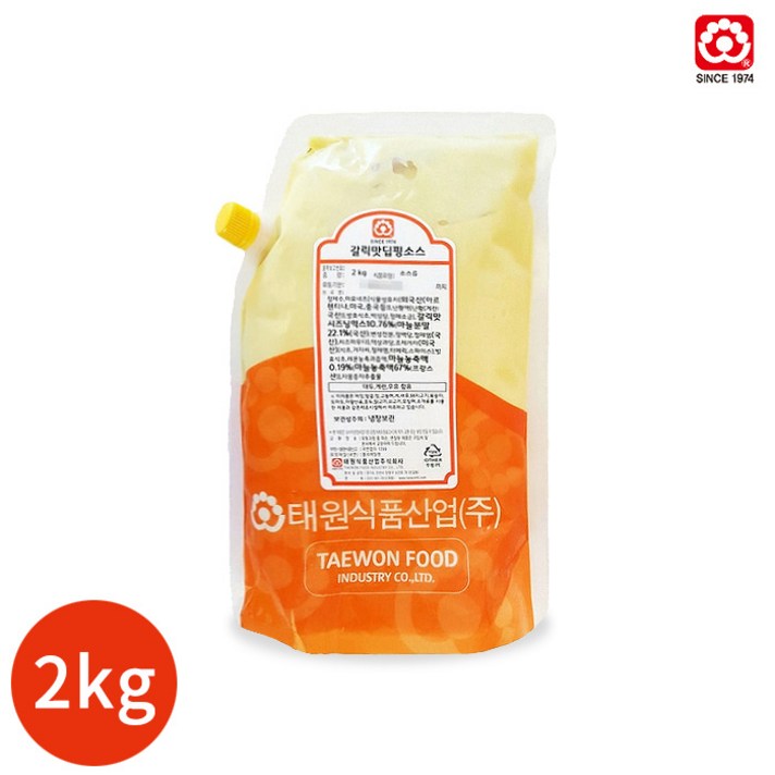 태원 갈릭 디핑소스 2kg x 1봉, 단품